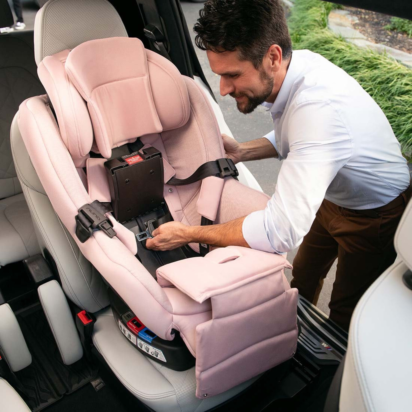 nuna pink car seat