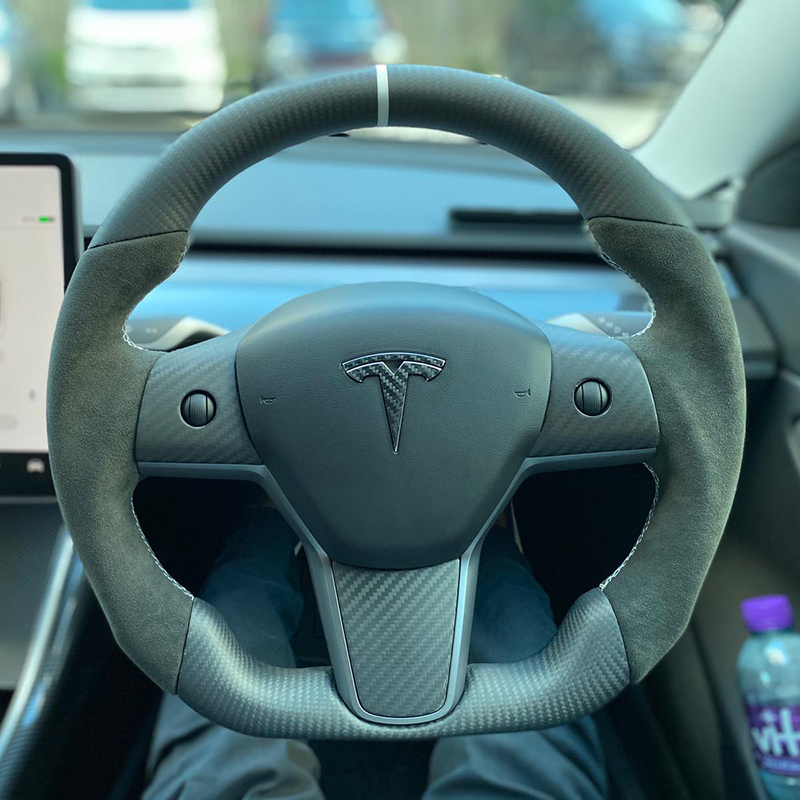 tesla steering wheels