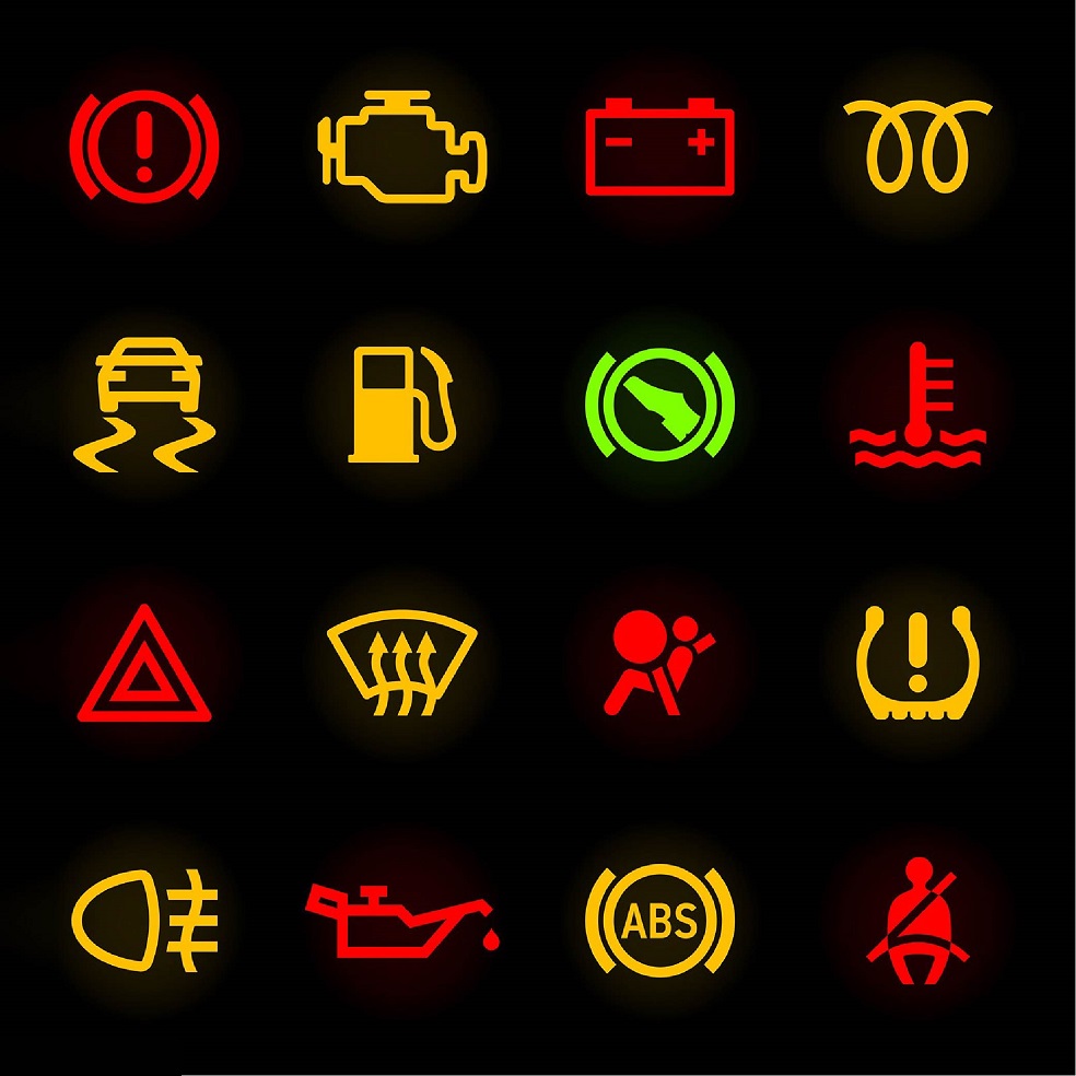 yellow warning light