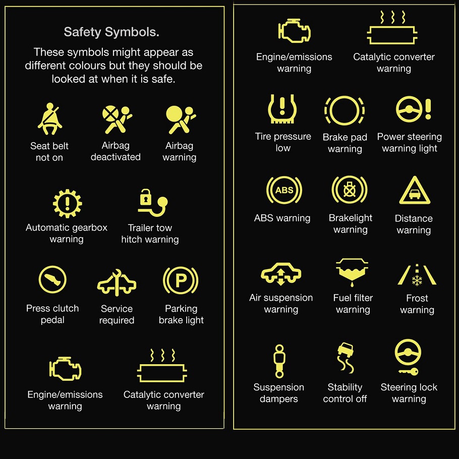 yellow warning light