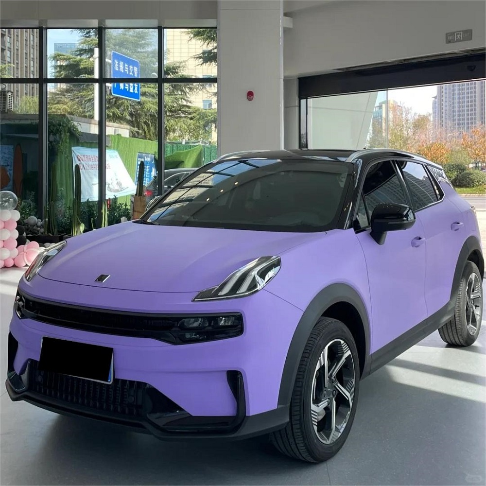 light purple car