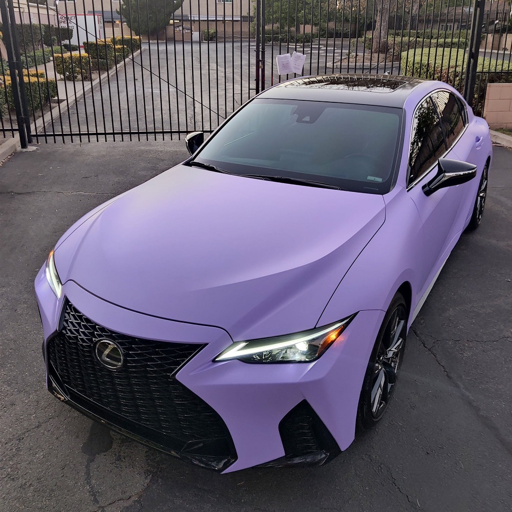 light purple car