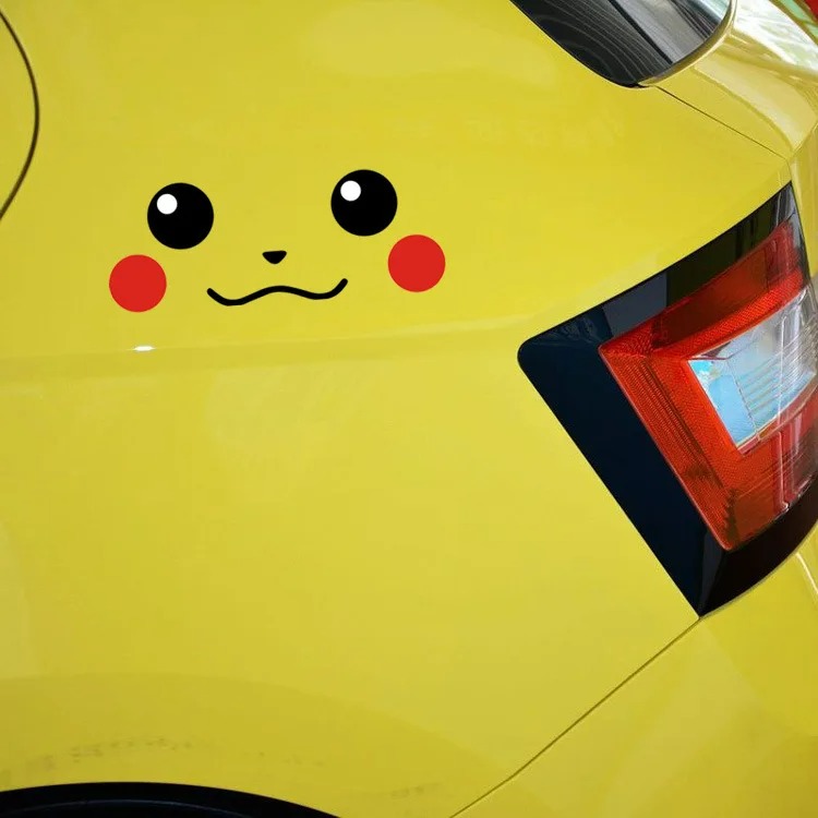 Pikachu Car Sticker