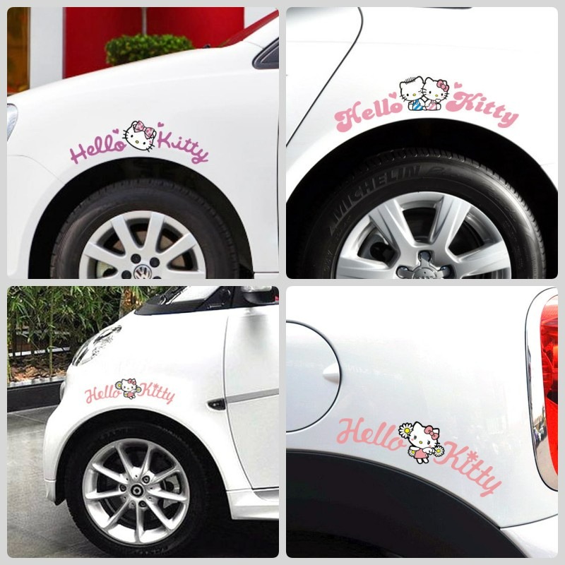 hello kitty car stickers